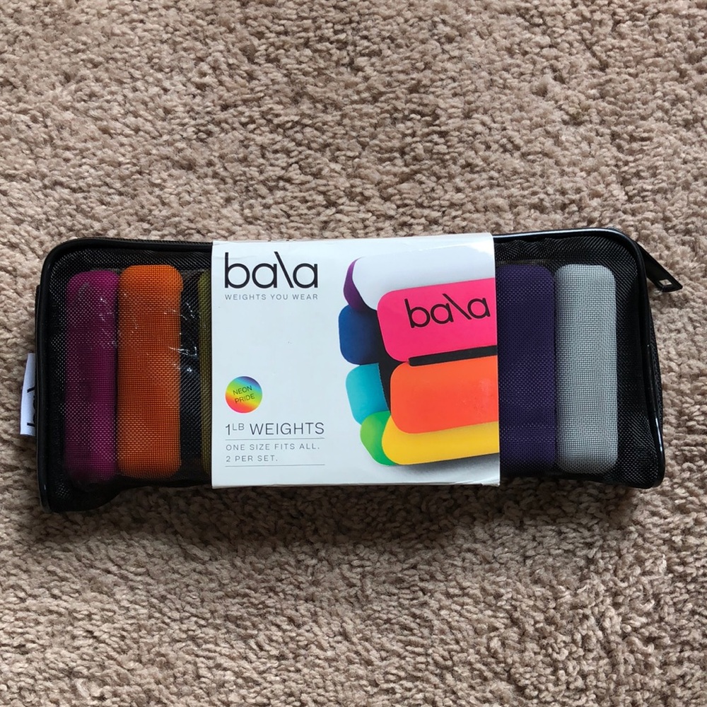 Bala Bangles Neon Pride 1 lb wrist / ankle Weights